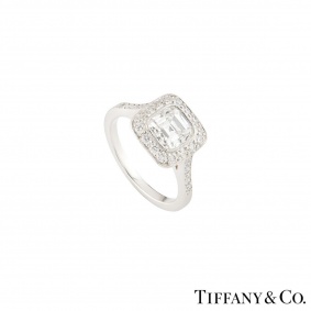 Tiffany & Co. Platinum Legacy Diamond Ring 1.54ct G/VVS1